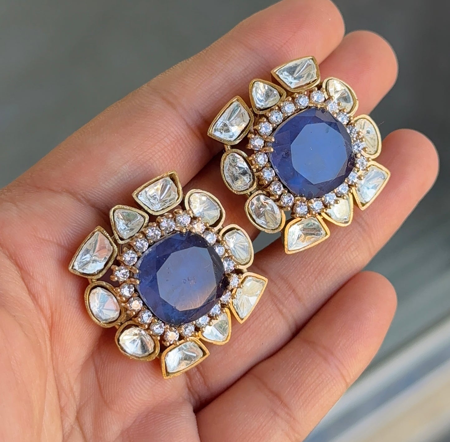 Moissanite Doublet Studs