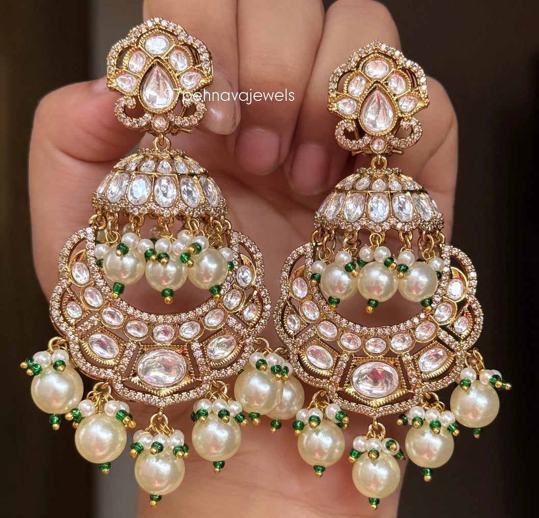 Kama Kundan Earrings