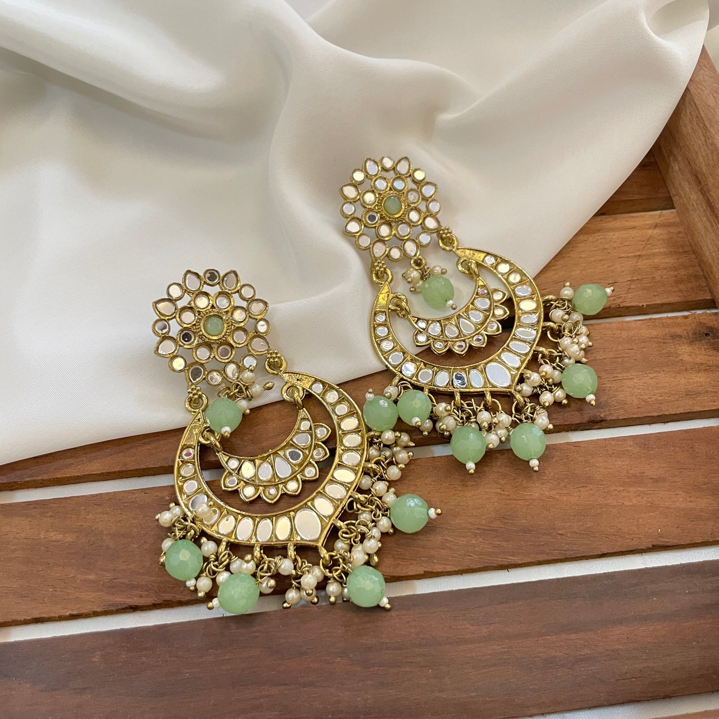 Mirror earrings