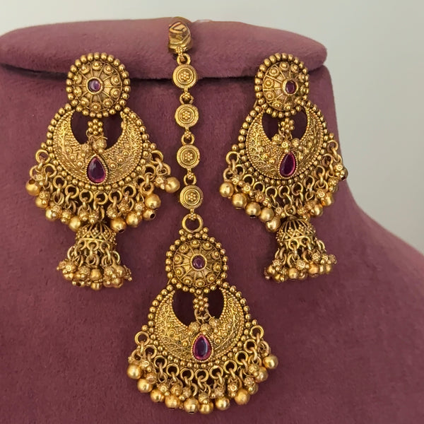 Harnoor Gold Looklike Necklace Set