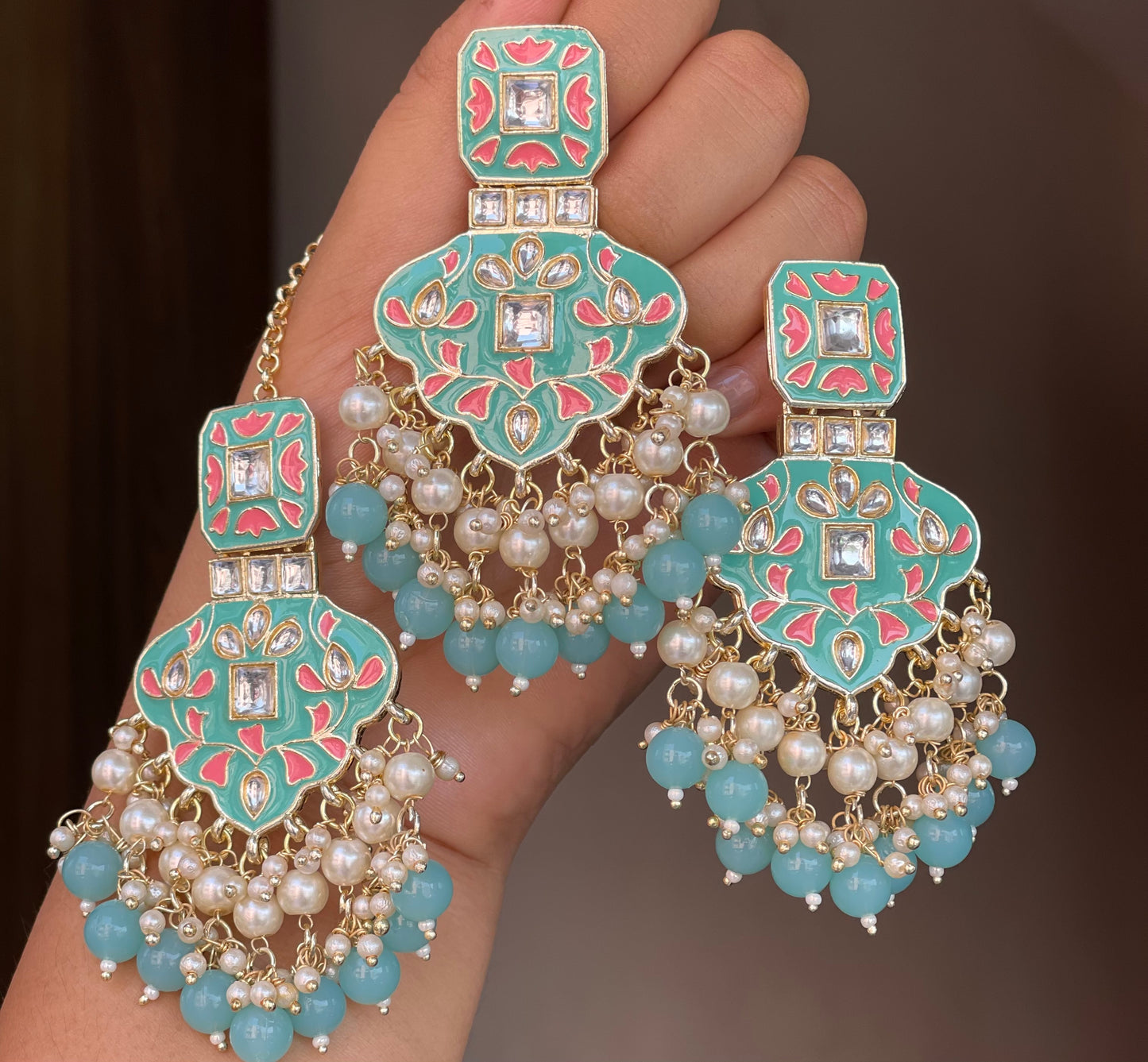 Meena Earrings Tikka