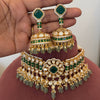 Akshara Moissanite Polki Necklace Set