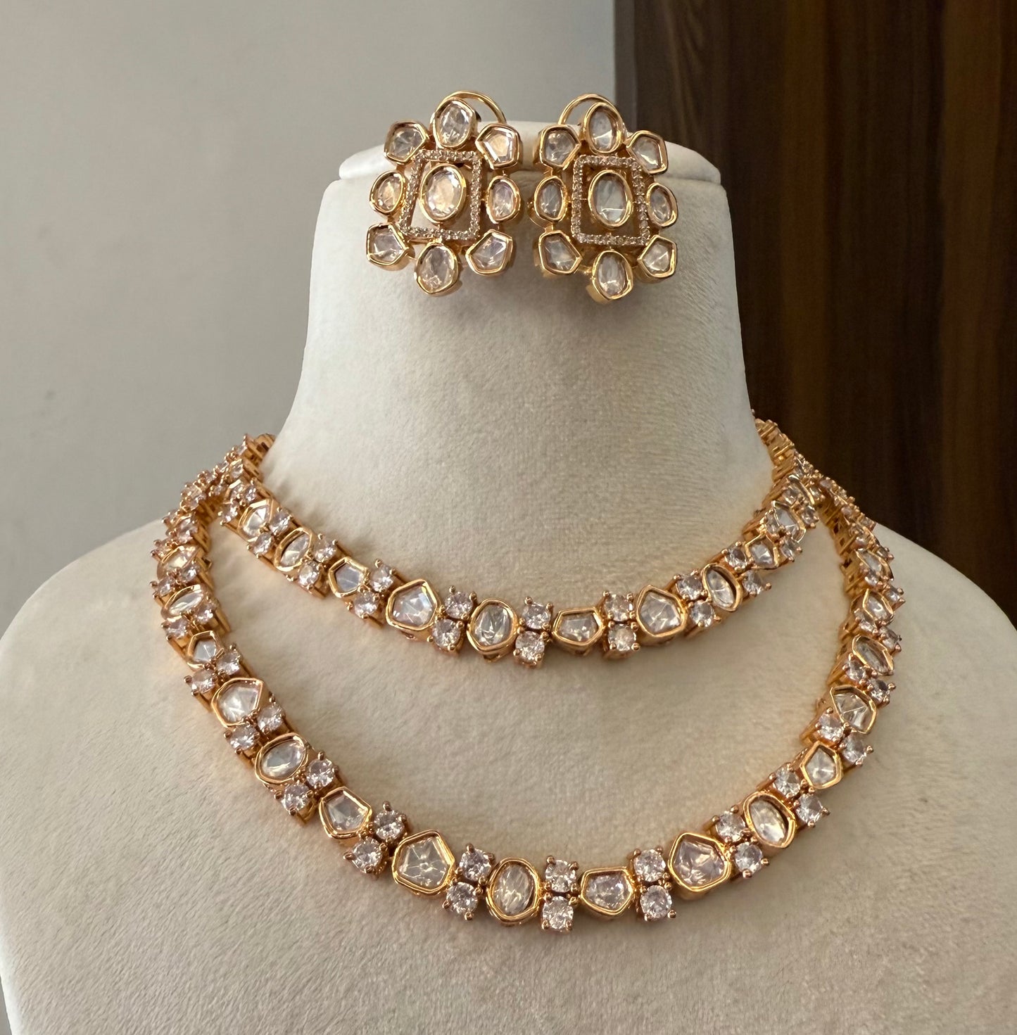 Diva Moissanite Layered Necklace