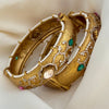 Stuthi Matte Gold Opening Bangles