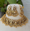 Fatima Gold Look Kundan Necklace Set