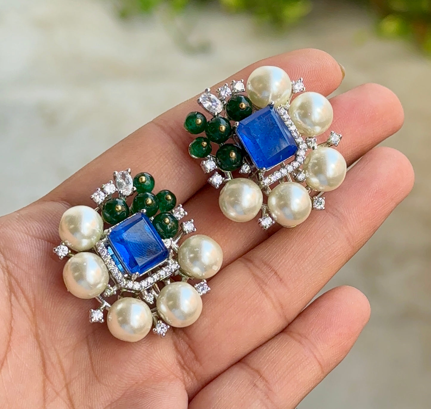 Pearl Doublet Studs