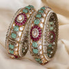 Drisha Polki Opening Bangles