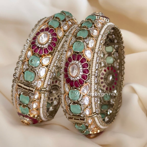 Drisha Polki Opening Bangles