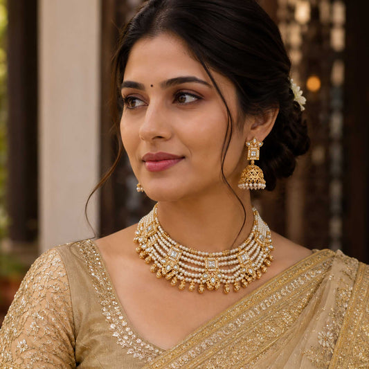 Surbhi Pearl Necklace Set