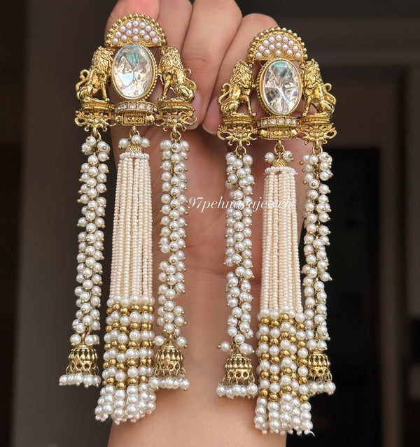 Fara Log Earrings