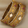 Stuthi Matte Gold Opening Bangles