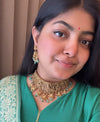 Saraswati Gold Plated Necklace Set