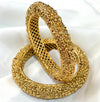 Asha Gold Opening Bangles
