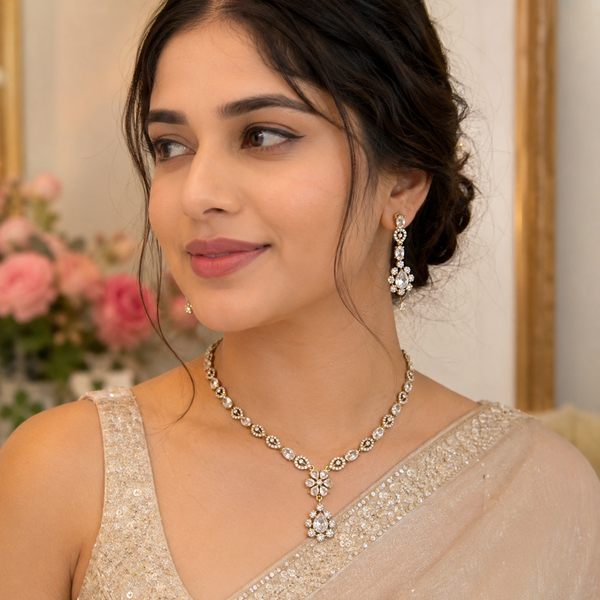 Lavisha Crystal Necklace Set