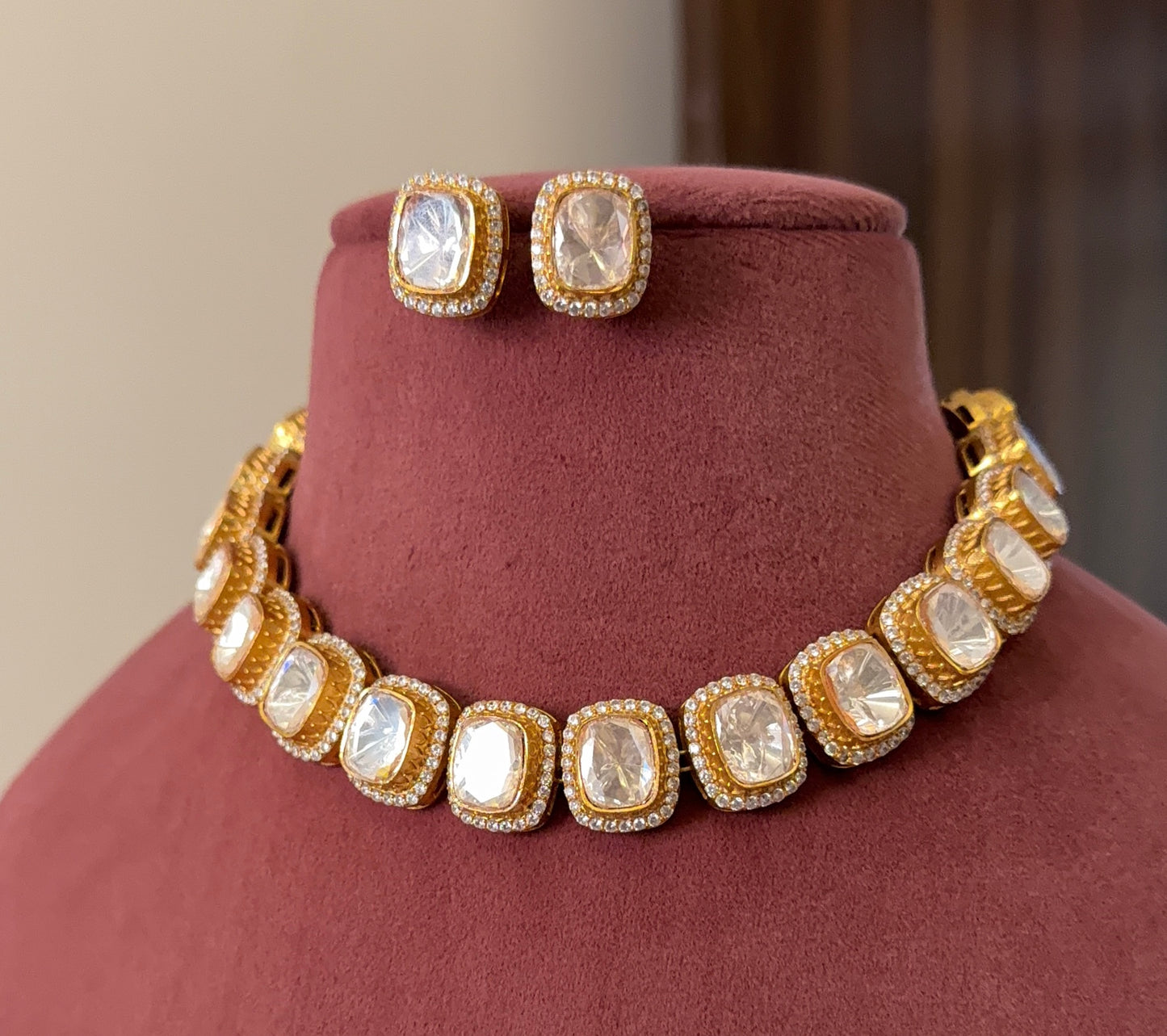 Moissanite Premium Choker Set