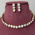 Single Line Moissanite Necklace Set