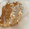 Gold Plated Moissanite Bangles