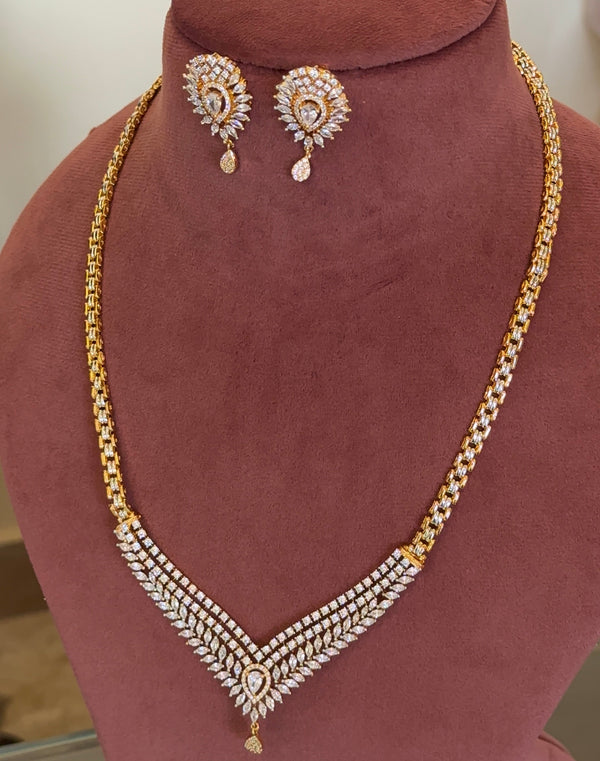 Jahanvi Premium CZ Set
