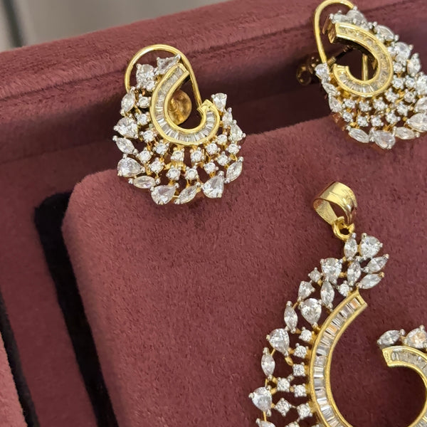 Aakriti CZ Pendant Set