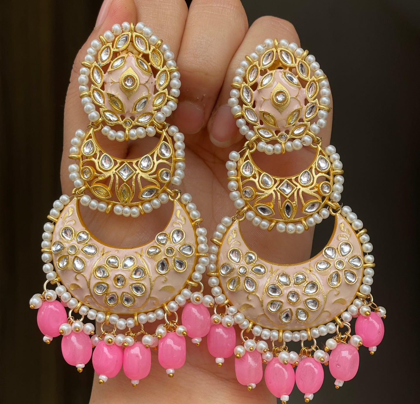 Enamel Earrings