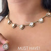 Daina Moissanite Dainty Necklace Set