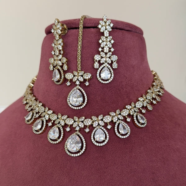 Fariya Cystal Necklace Set