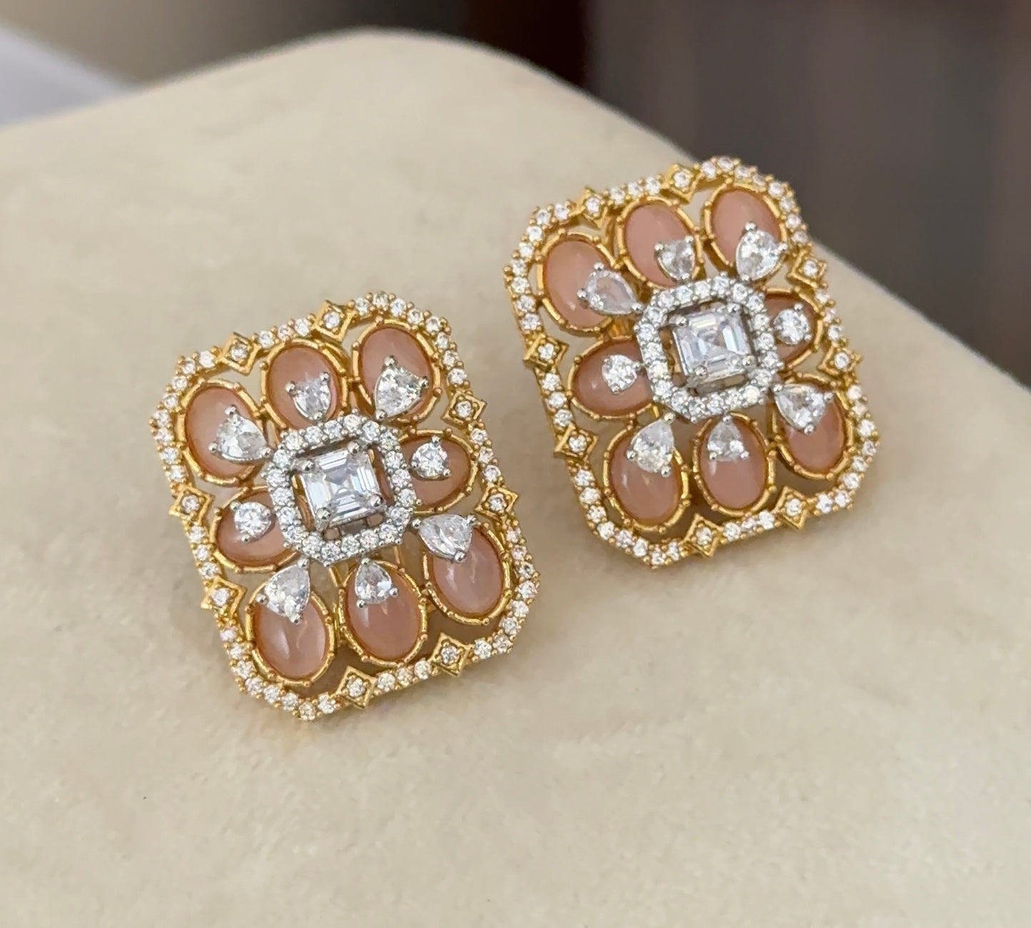Doublet CZ Studs