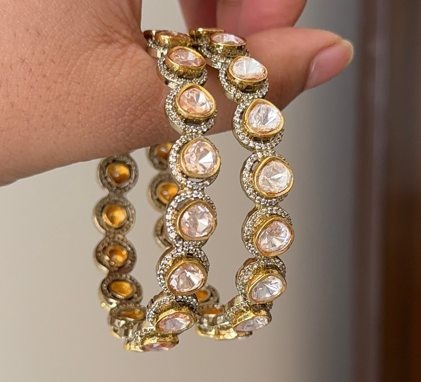 Victorian Moissanite Bangles