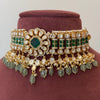 Akshara Moissanite Polki Necklace Set