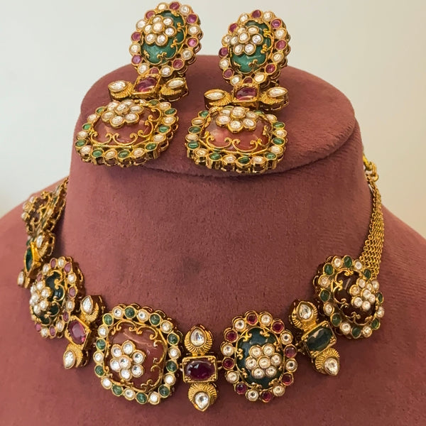 Celebrity Inspired Sabya Choker Set