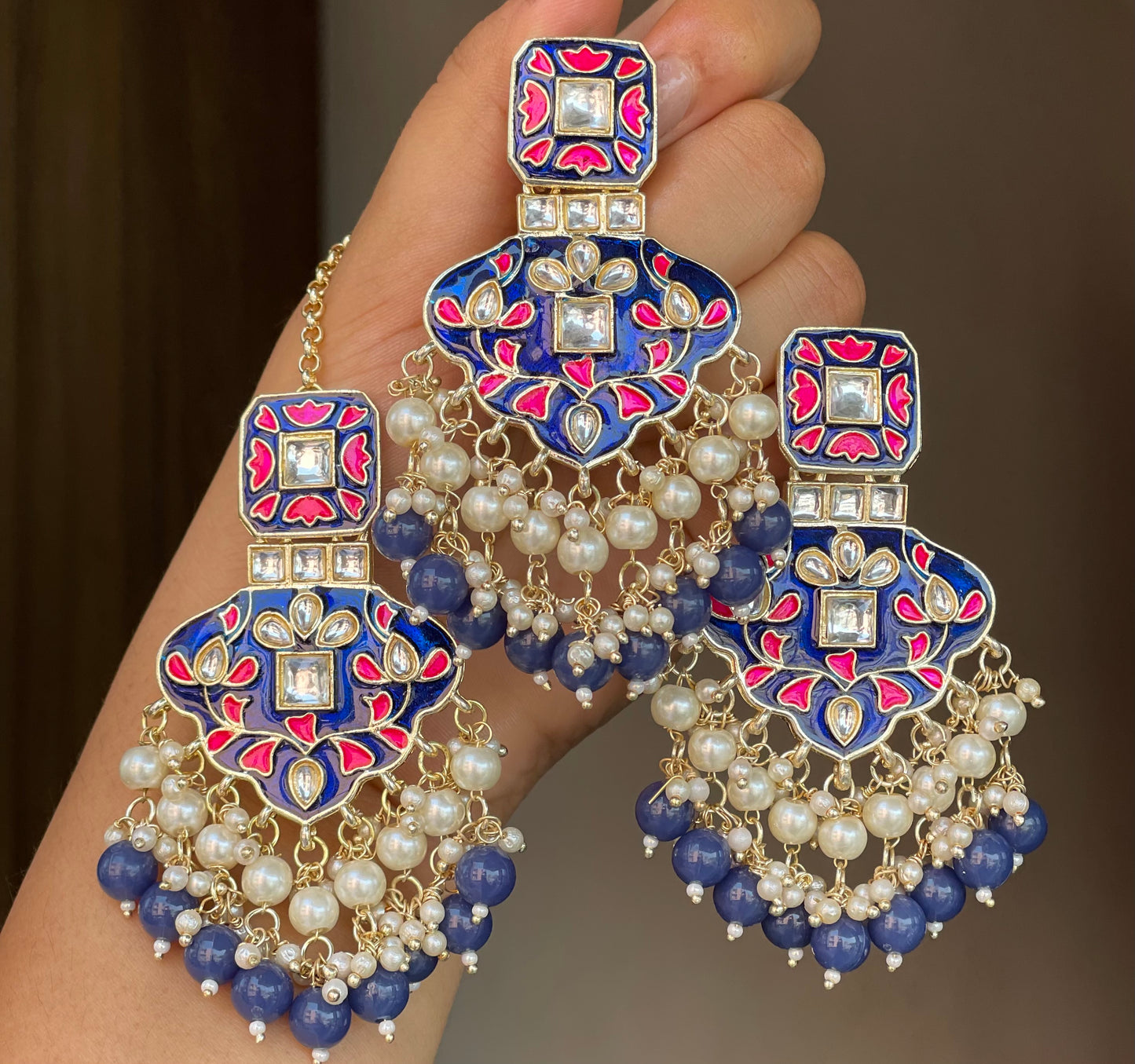 Meena Earrings Tikka