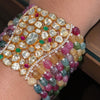 Flexible Beaded Moissanite Hand Harness