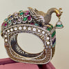 3D Peacock Statement Bracelet
