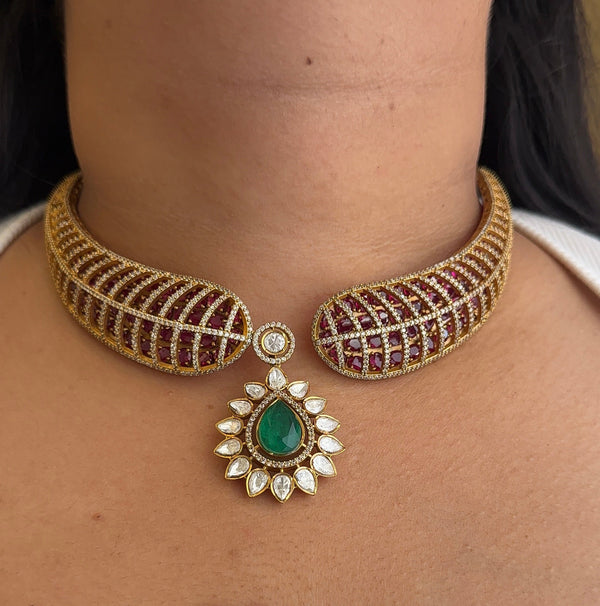 Ishvika Hasli Necklace Set