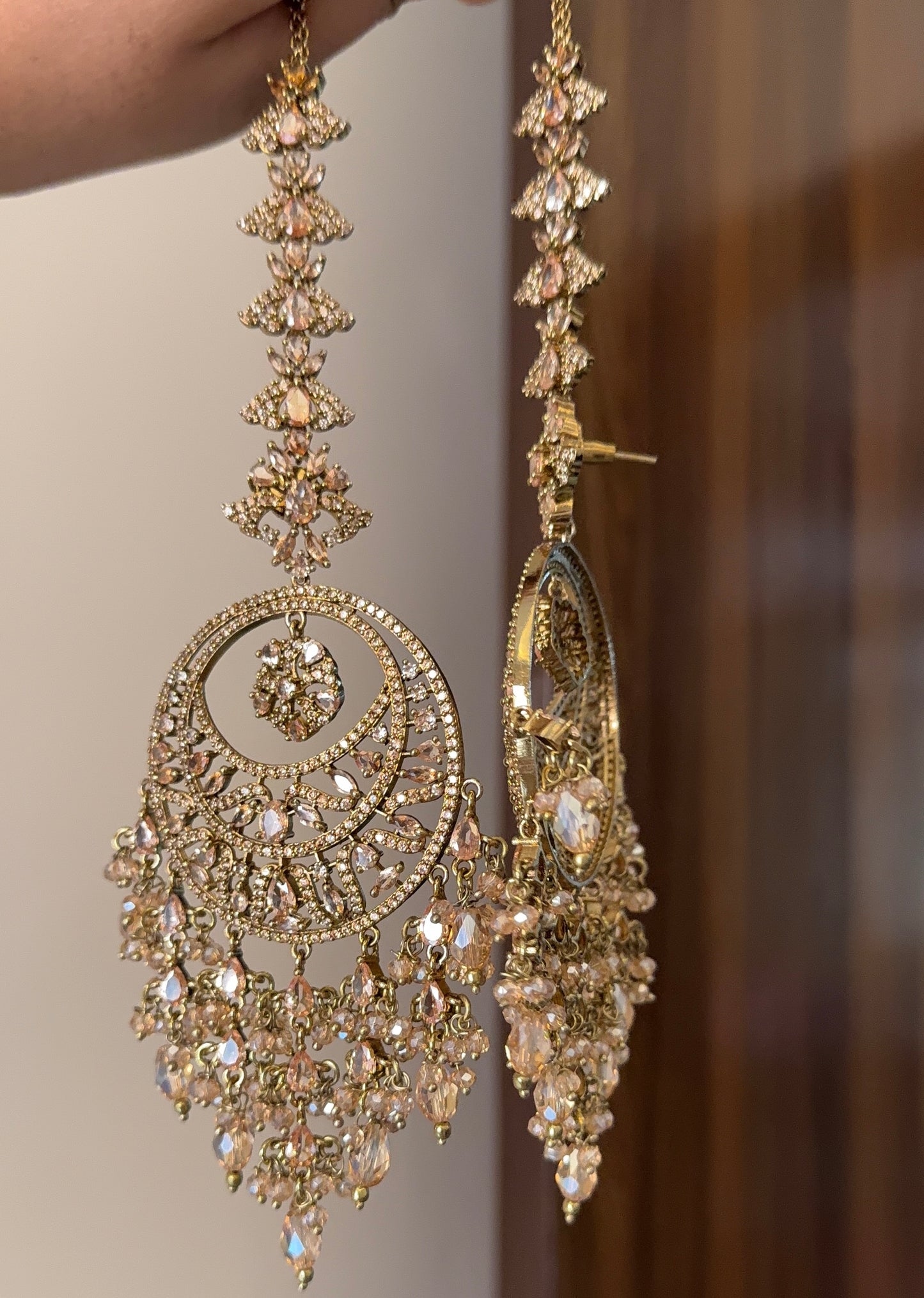 Sajdha Padmavati Earrings Tikka