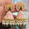 Hand Painted Peacock Jhumkas