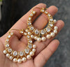 Moissanite Gold Plated Hoops