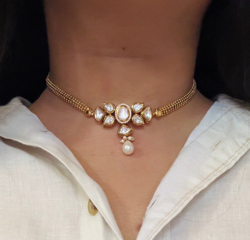 Lakshmi AC Kundan Choker Set