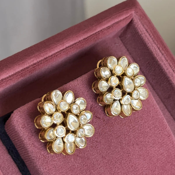 Amela LV Moissanite Studs