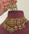Saraswati Gold Plated Necklace Set