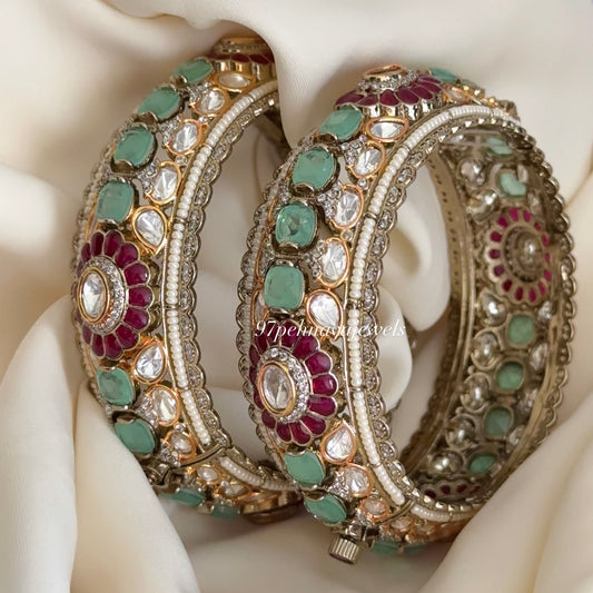 Drisha Polki Opening Bangles