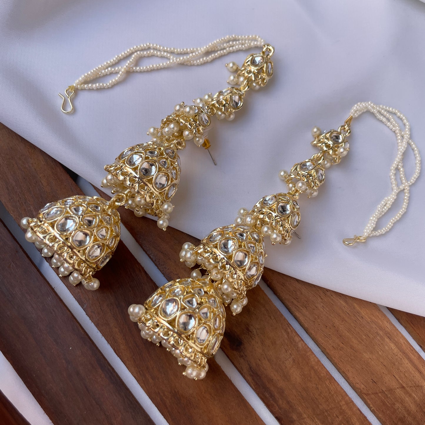 Layered Gold Jhumka