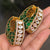 Enemal Hoop Earrings