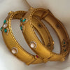 Baani Matte Gold Opening Bangles
