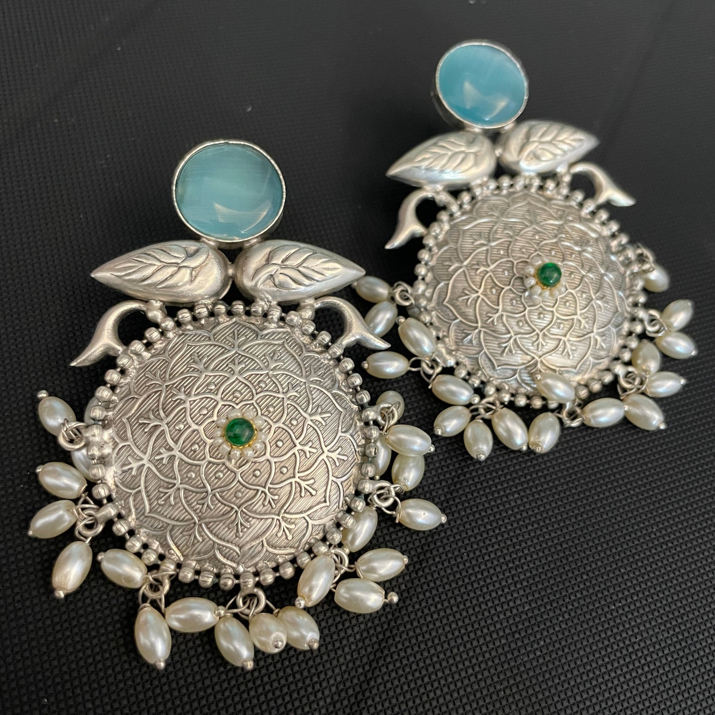 German Silver Lightweight Earrings