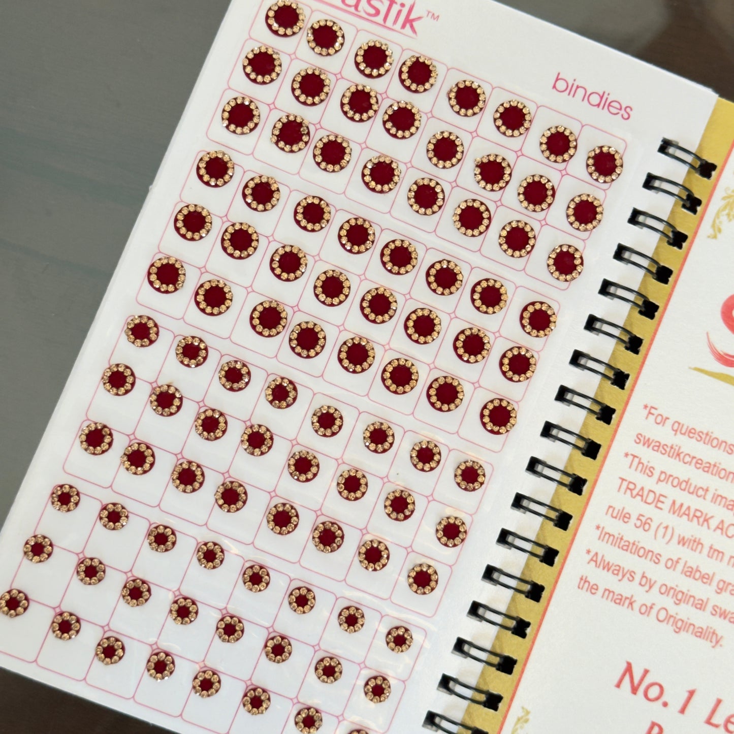Pastel Full Border Bindi Book