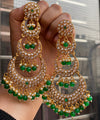 Tisha Long Gold Earrings