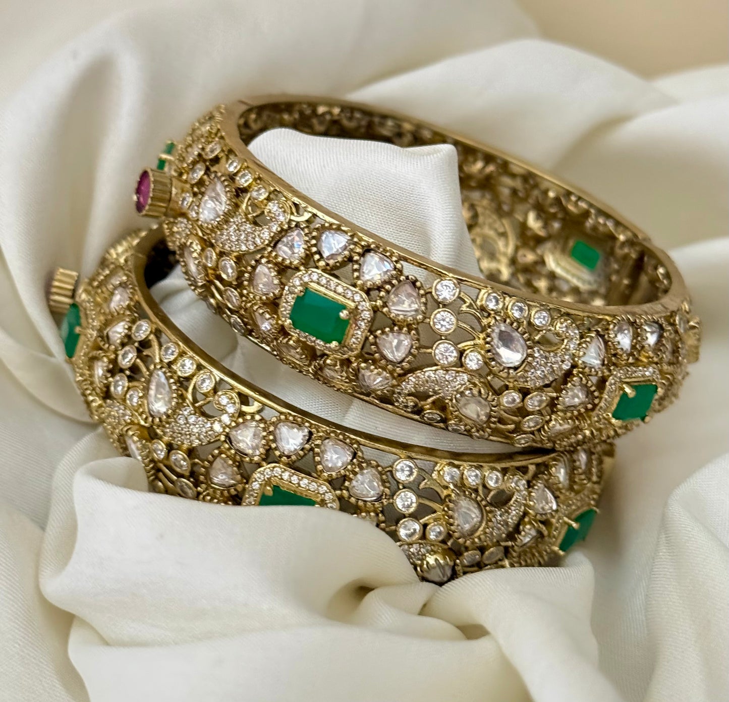 Monica Victorian Opening Bangles