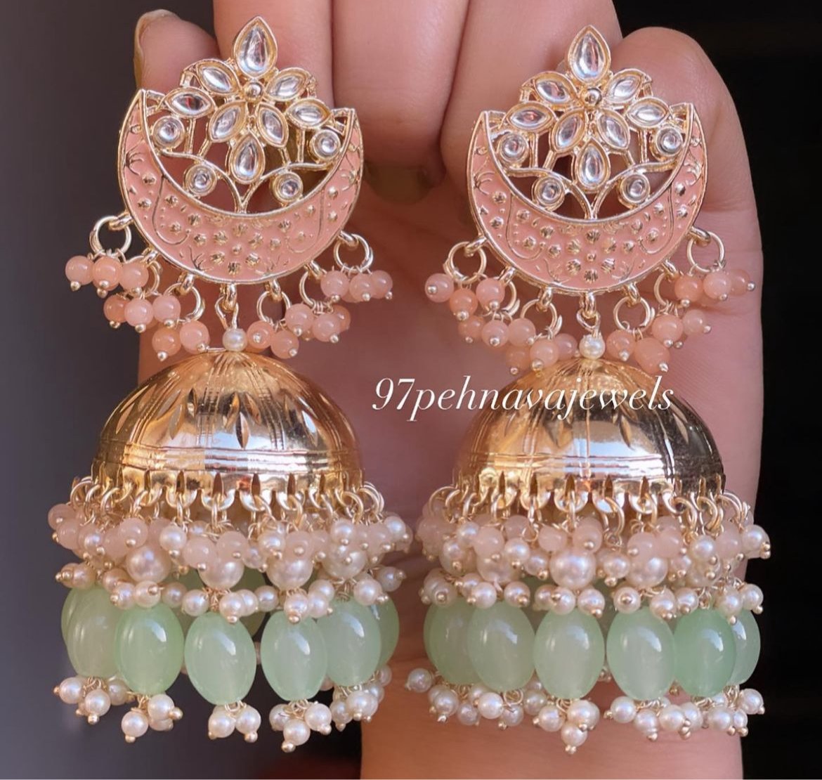 Chand Shaded Jhumka