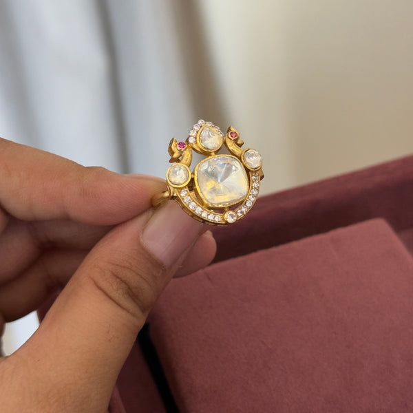 Morni Uncut Polki Ring